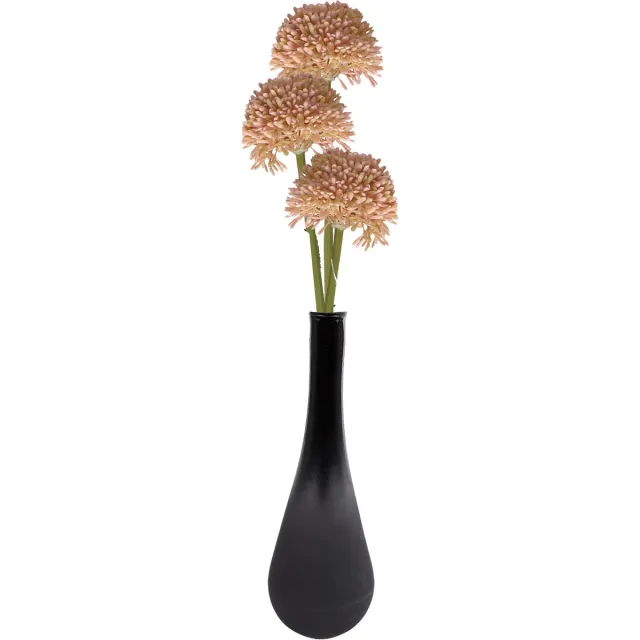 Bellatio Design Sierui Globemaster kunstbloem - 5x - losse stelen - zalmroze - 44cm - Natuurlijke uitstraling