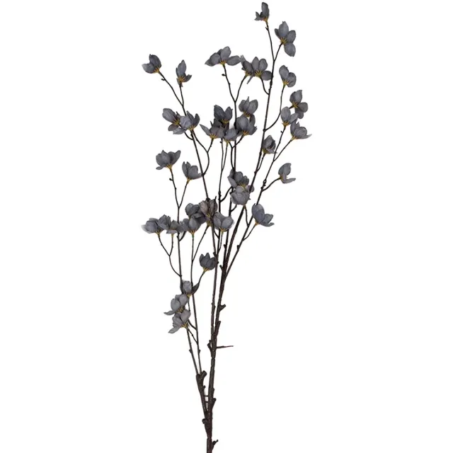 Clayre & Eef Kunstbloem 8x8x110 cm Blauw Kunststof