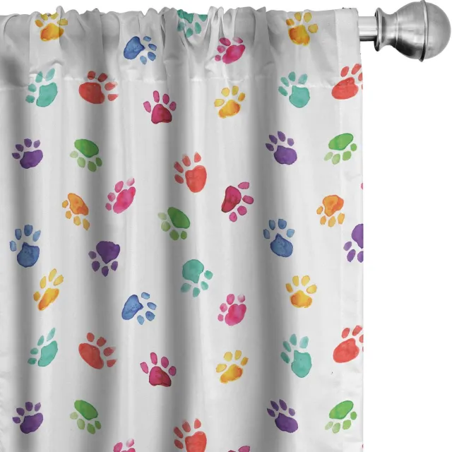 ABAKUHAUS Gordijnpaneel 2x75x245 cm – Mikrofaser – Meerdere kleuren Mehrfarbig