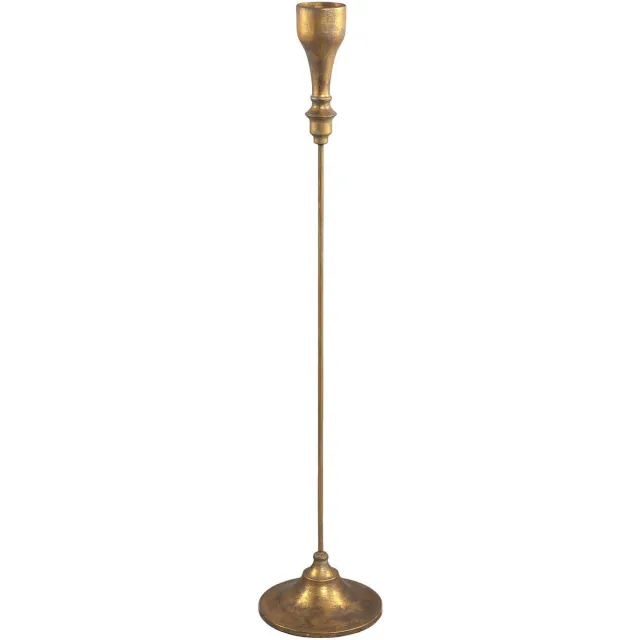 PTMD COLLECTION PTMD Verya Ronde Kandelaar - H120 x Ø25 cm - Metaal - Koper