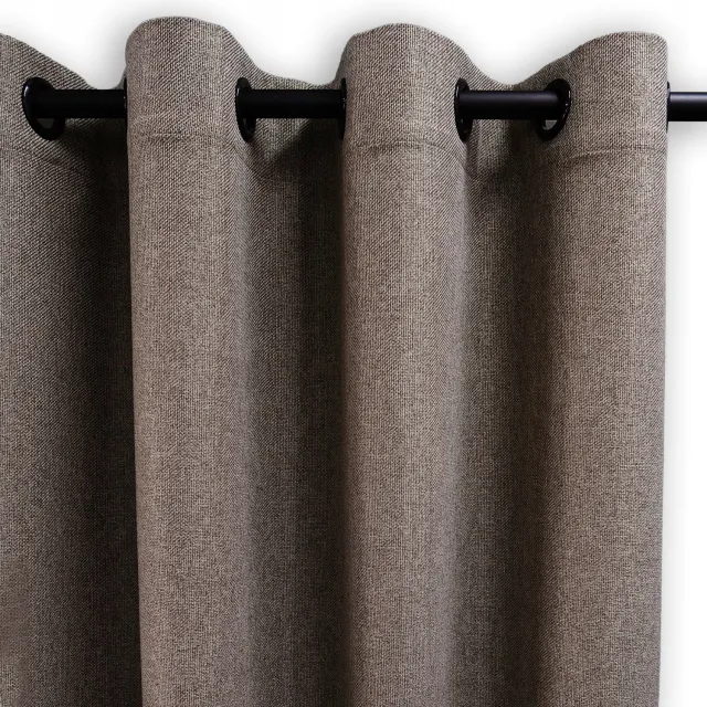PRESTIQUA Verduisterende Gordijnen Salon 250x440 cm - Boho Beige
