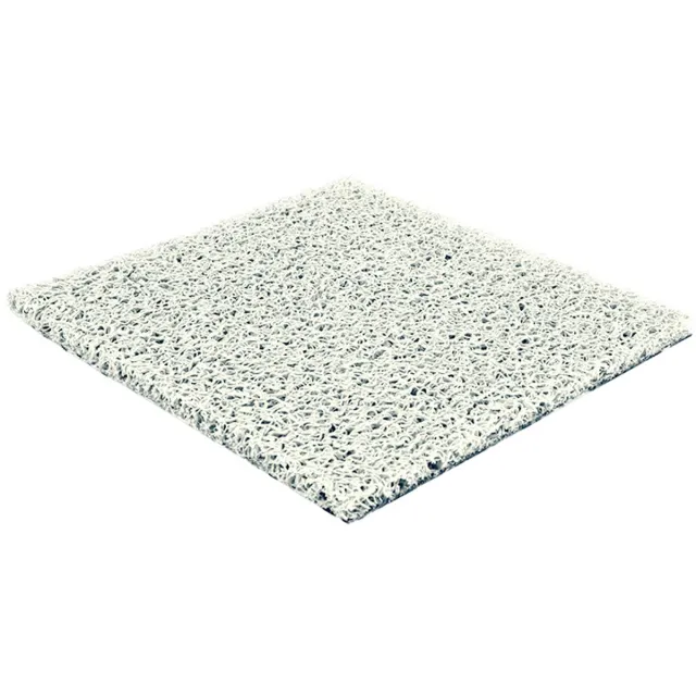 Rubbermagazijn Deurmat antislip - Spaghettimat - wit - 500x120cm - Dikte 15 mm - Entreemat - schoonloopmat