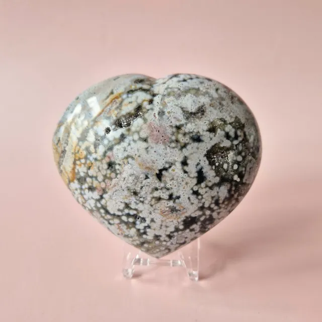 Moonlight Gemstones Edelsteen Dikke Ocean Jasper Hart #13– 200 tot 300 gram | Uniek & Kleurrijk Meerkleurig