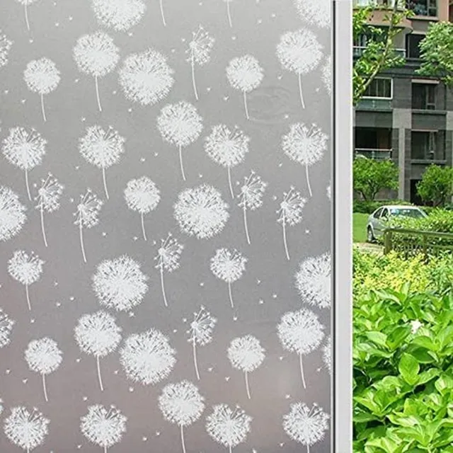 Simple Fix Raamfolie - Zonwerend en Isolerend - Zonwerend - Anti Inkijk - Statisch - Plakfolie - Paardenbloem - 90x200cm