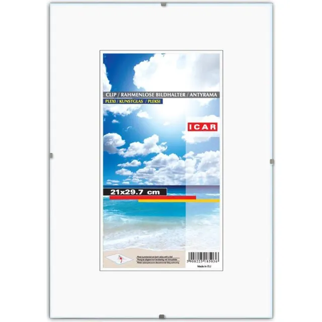 Icar Randloze Cliplijst 50x60 cm Transparant