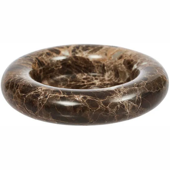 OYOY Living kaarsenhouder Savi (14x3 cm) Marmer