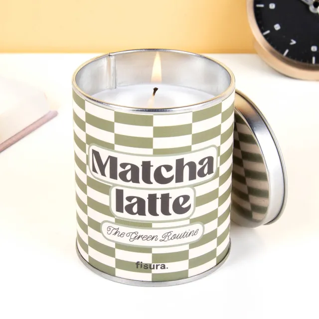 Fisura Matcha latte geurkaars van Fisura green
