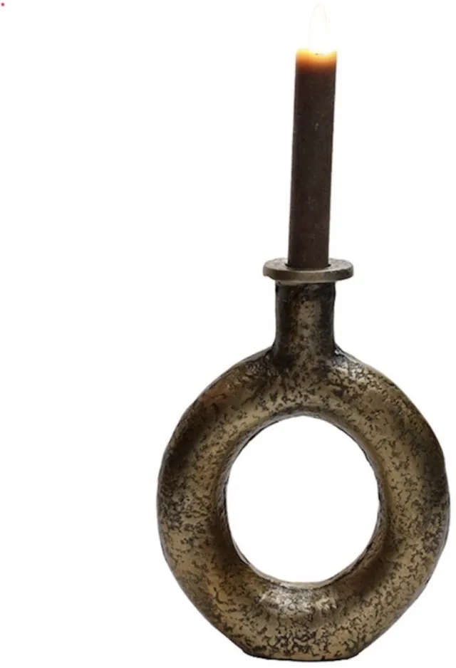 Vase The World Kaarshouder Rocha S aged brass L16 x B4 x H21 cm - Vase the World