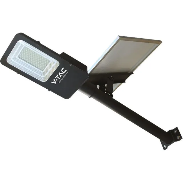 V-TAC VT-ST201 Solar Straatlantaarn - IP65 Waterdicht - 4000K Grijs
