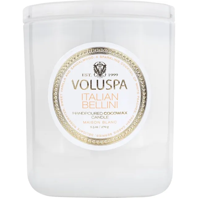 Voluspa Geurkaars Maison Blanc Italian Bellini Classic Candle 270gr Multi