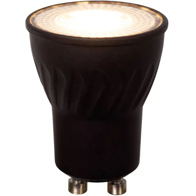 Lucide MR11 - Led lamp - Ø 3,5 cm - LED Dim to warm - GU10 (MR11) - 1x4W 2200K/3000K - Zwart