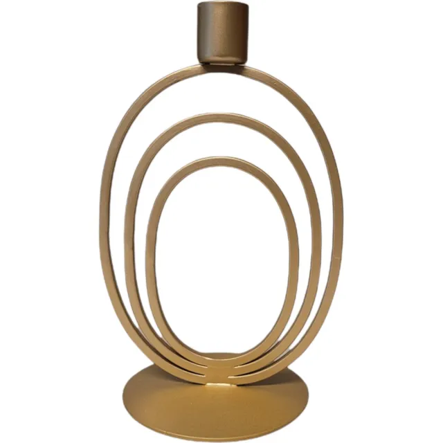 Branded by Kandelaar - Wave - Goud - 18 cm