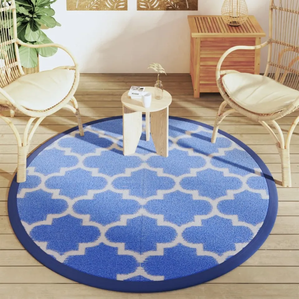 vidaXL Buitenkleed ARAKIL polypropeen blauw, foto 3