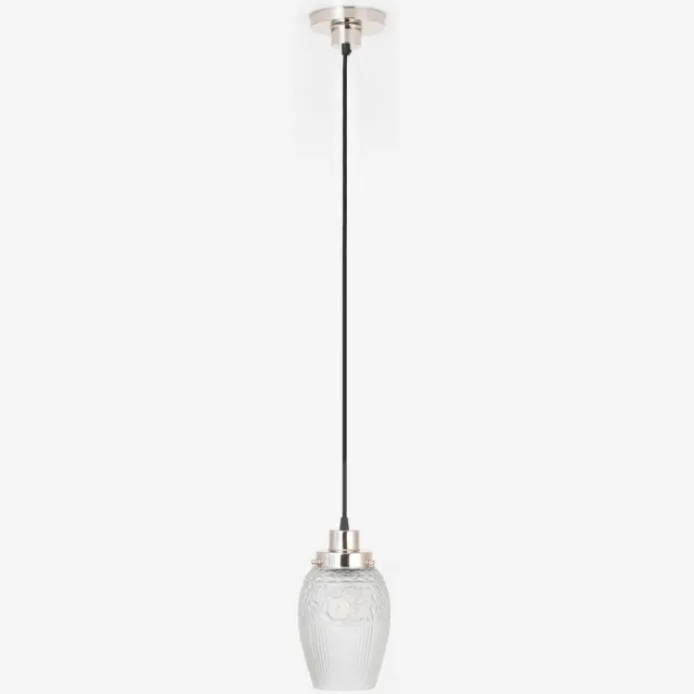 Coloured by Art Hanglamp aan snoer Flower Yard Geëtst 20's Nikkel - Art Deco Trade
