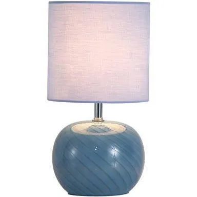 Searchlight Electric tafellamp Fete - Blauw