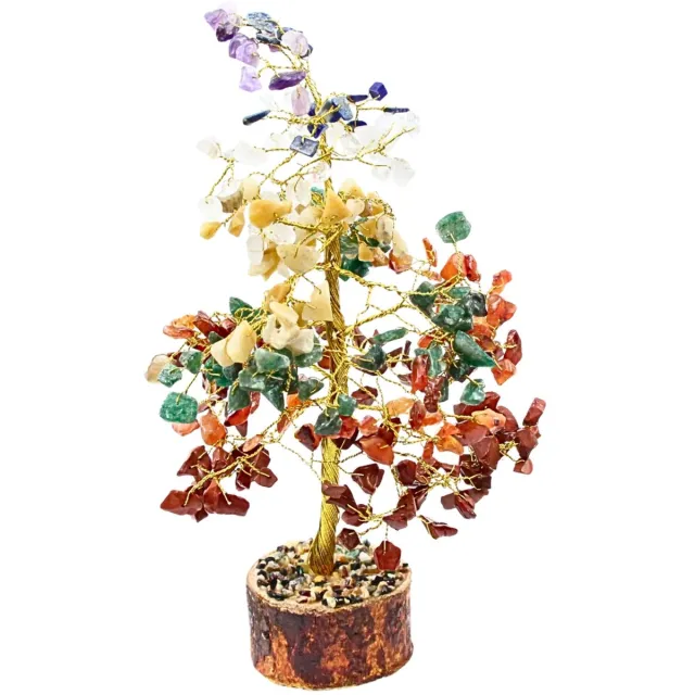 Ruben Robijn Edelsteen boompje 7 Chakra's ca. 23 cm Multi