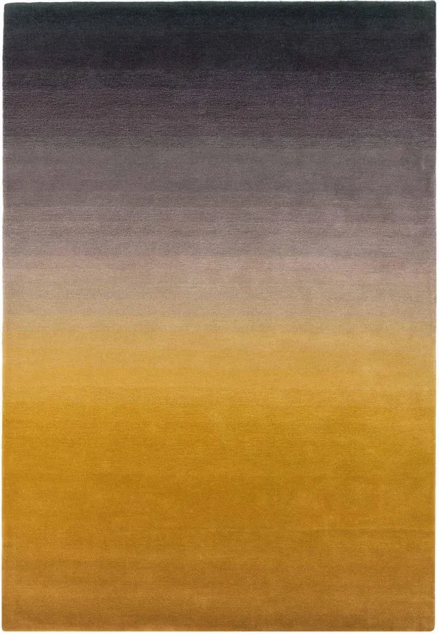 Eazy Living Easy Living - Ombre-Runner-mustard Vloerkleed - Rechthoek - Laagpolig Tapijt - Modern - Geel, Taupe