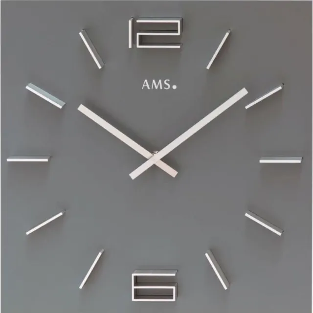 AMS Wandklok 9594 Bruin