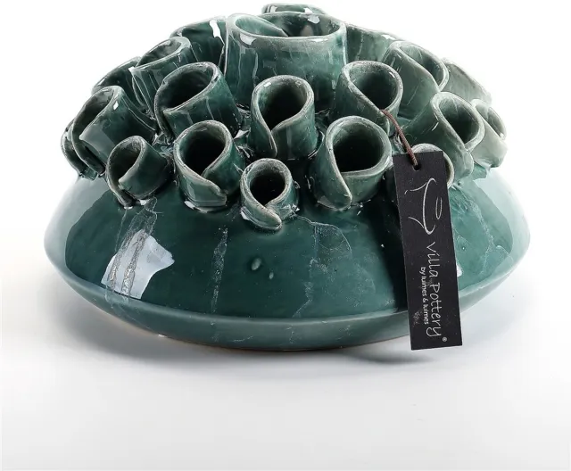 Villa Pottery Blauwe Tuitvaas Suus D22xH13
