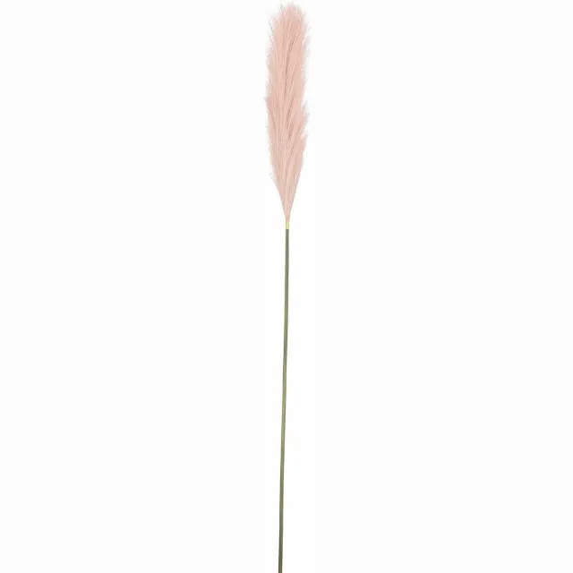 Mica Decorations Pluimgras losse steel/tak - pastel roze - 104 cm - Decoratie kunst bloemen Oudroze