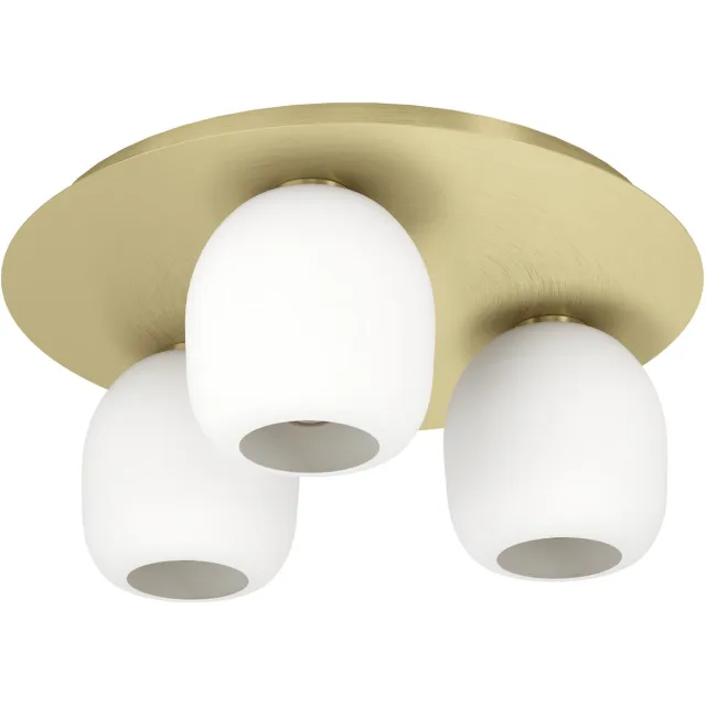 EGLO Manzanares Plafondlamp - E27 - Ø 45 cm - Wit|Goud Geelkoper;Goud;Wit