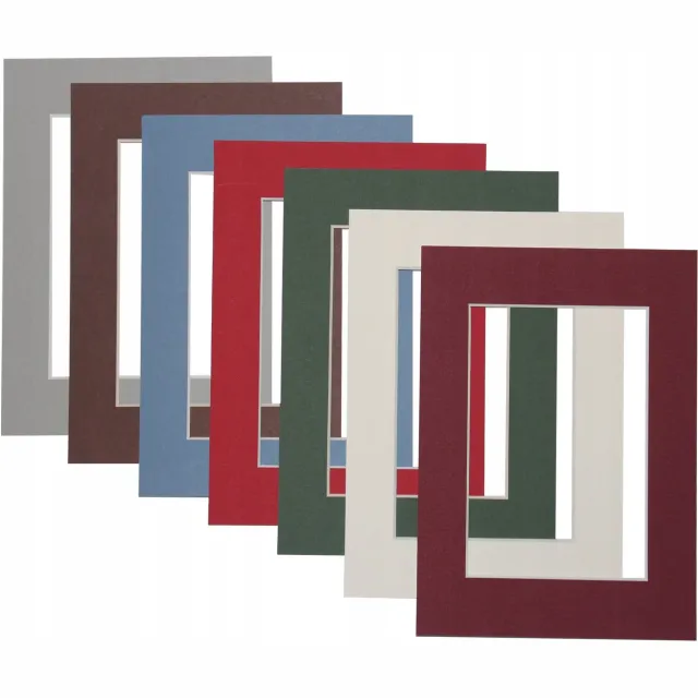 FOTKOM Passe-partout 15x21 cm, venster 10x15 cm, diverse kleuren