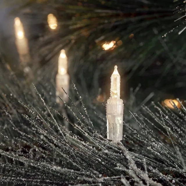 Konstsmide 6004-103 Mini-lichtketting werkt op het lichtnet Aantal lampen 40 LED Warmwit Verlichte lengte: 5.85 m
