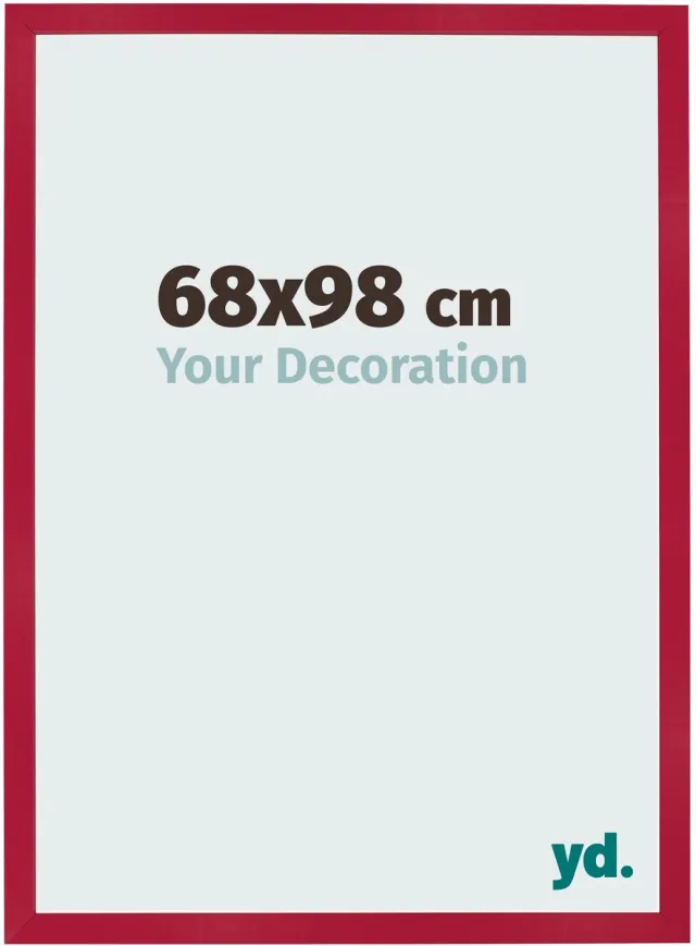 yd. Your Decoration - Fotolijst 68x98 cm - MDF - Rood - Bologna