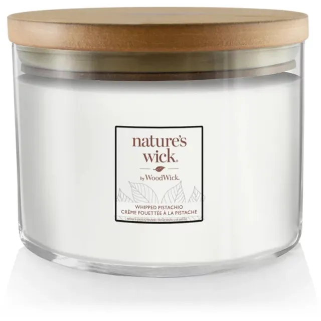 Nature's Wick Whipped Pistachio Large 3 Wick Tumbler Crème