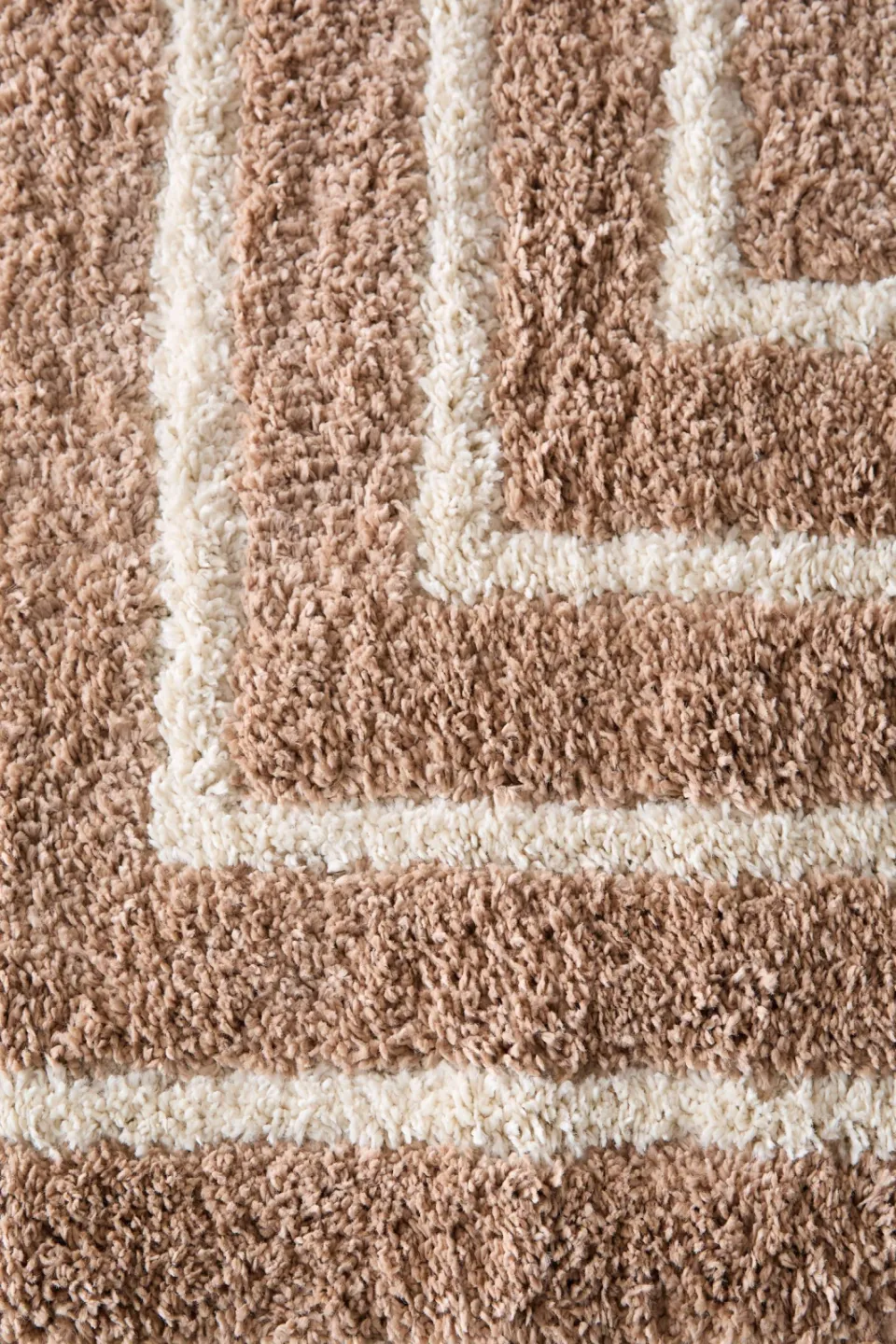NOUS Living vloerkleed crème bruin, foto 5