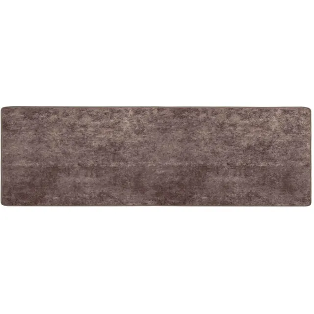vidaXL Tapijt - Runner - MARSA - Grijs - 100 - x - 350 - cm - Polyester - en - PVC
