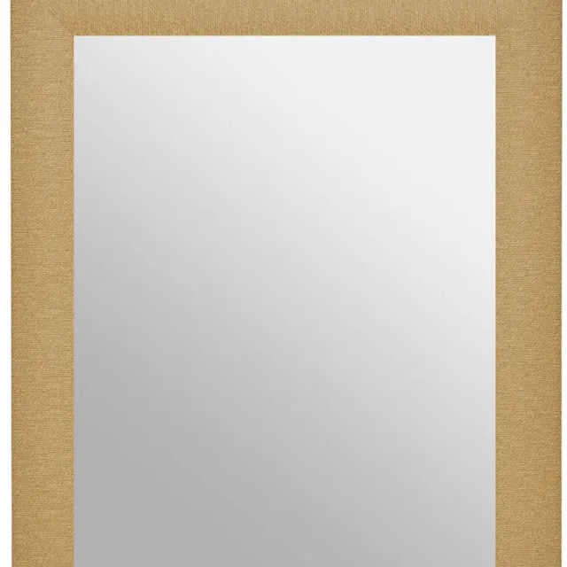 Atmosphera Créateur d'intérieur® Wandspiegel met touweffect NALA Marron