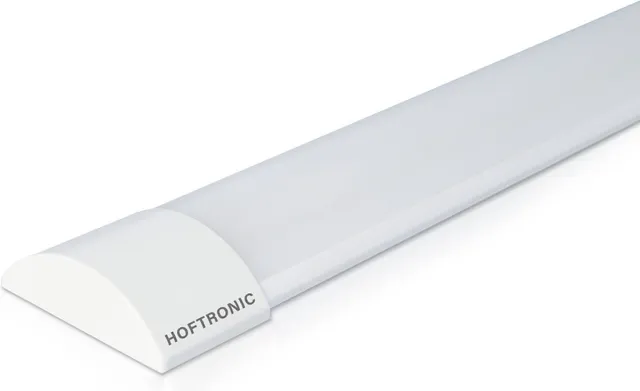 HOFTRONIC LED Batten 150cm - 50 Watt 6000 lumen (120lm/W) - 4000K Neutraal wit licht - flikkervrij - incl. montageklemmen & quick connector