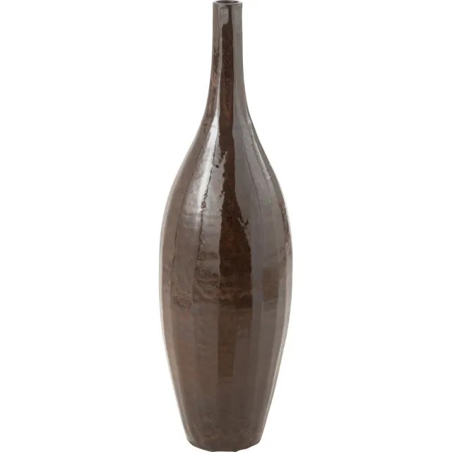 J-Line vaas Fles Blinkend - terra - bruin - medium - 93 cm hoog