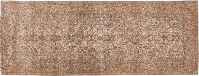 Nordal vloerkleed karma geweven nude 75 x 200 Bruin