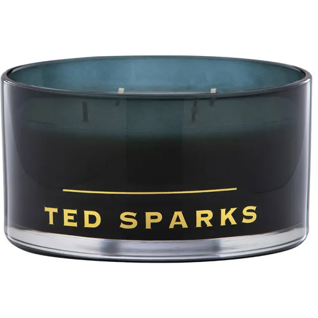 Ted Sparks geurkaars - Patchouli & Musk Zwart