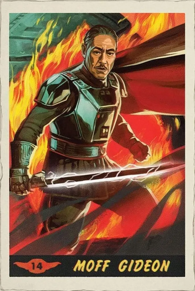 Star Wars Poster Star Wars The Mandalorian Moff Gideon Card 61x91,5cm Multi color