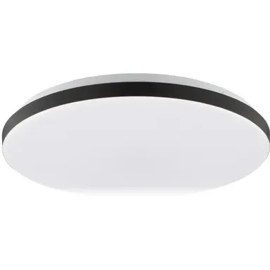 Brilliant Plafondlamp Livio - Zwart - 38,5cm - Warm Wit - Sensor - 26w