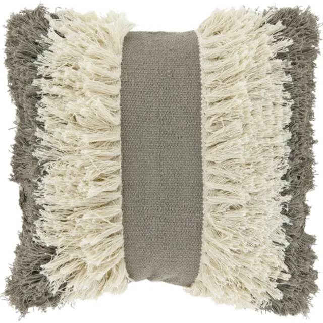Unique Living kussen Ziggy taupe 45 x 45 cm