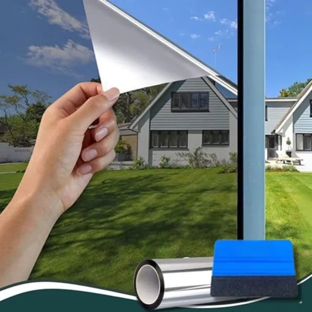 Solacis Privacy Folie Raam - Raamfolie - Folie Raam - Zichtwerend - Anti Inkijk Raamfolie - Must have voor uw privacy! Transparant