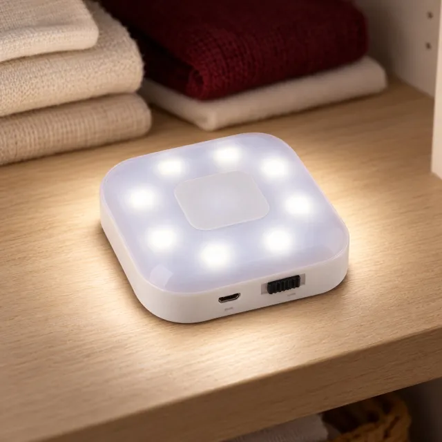 Levano Kastverlichting Oplaadbaar - Nachtlampje Volwassenen - LED Lamp - LED Verlichting - Kastverlichting op Batterij - Trapverlichting Draadloos - Kastlamp - Keukenverlichting Onderbouw - Touch Lamp Dimbaar - Oplaadbare Lampjes - Kastlicht Wit