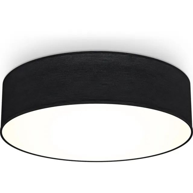 Briloner B.K.Licht - Plafondlamp - Ø38cm - zwart - excl. 2x E27 lichtbronnen