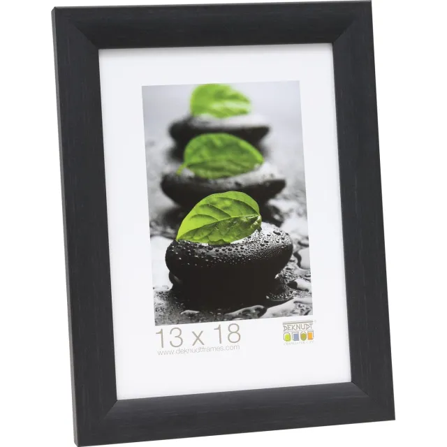Deknudt Frames fotokader zwart, schilderlook fotomaat 70x10 cm