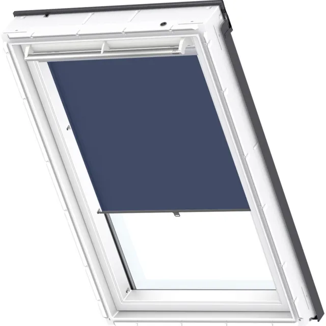 VELUX Lichtdoorlatend rolgordijn - Donkerblauw - Handbediend met haakjes - Type: RHL CK00 9050