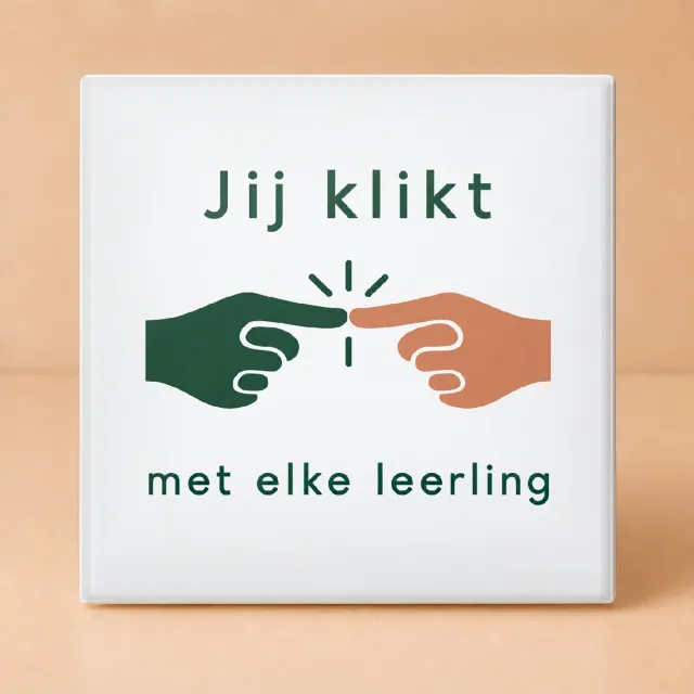 Bedruk King Retro stijlvolle De AI-wijze meester Tegel – Speelse jaren 70 decoratie voor leraren en onderwijsfans - 15 x 15 cm Wit