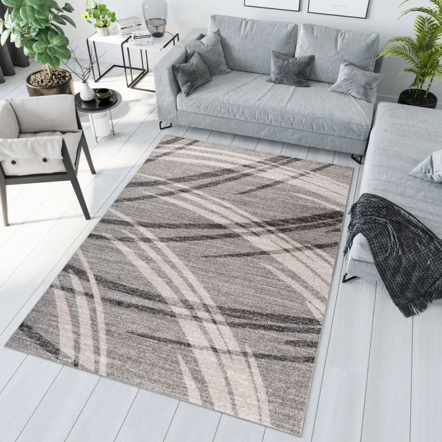 Tapiso Sari Vloerkleed Tapijt Woonkamer Grijs Grijs 7