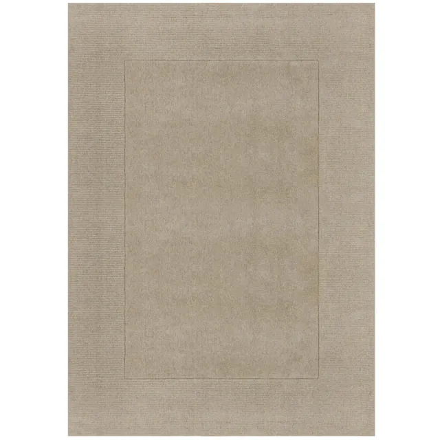 Flair Rugs Texture Wool Border vloerkleed beige NATUURLIJK