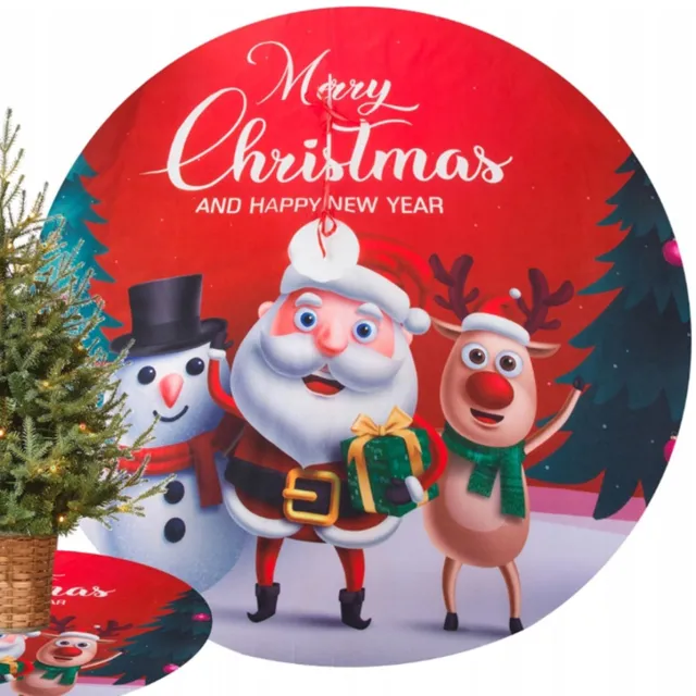 Actie4you® Kerstboomrok - Kerstboomkleed - Kerstkleed - Boomdeken - Kerstboomkleden - 120 CM - Kerstboomversiering - Kerstboom Kleed Voor Onder De Kerstboom – Sneeuwpop