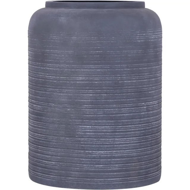 PTMD Lavada Antracite Iron Sheet Farmer Pot High Antraciet
