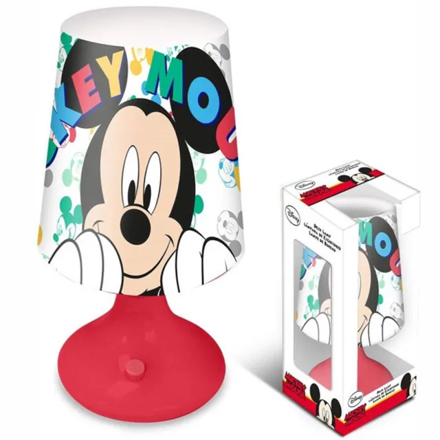 Mickey Mouse Disney Mickey Mouse Tafellamp - 18 cm - Multi Rood